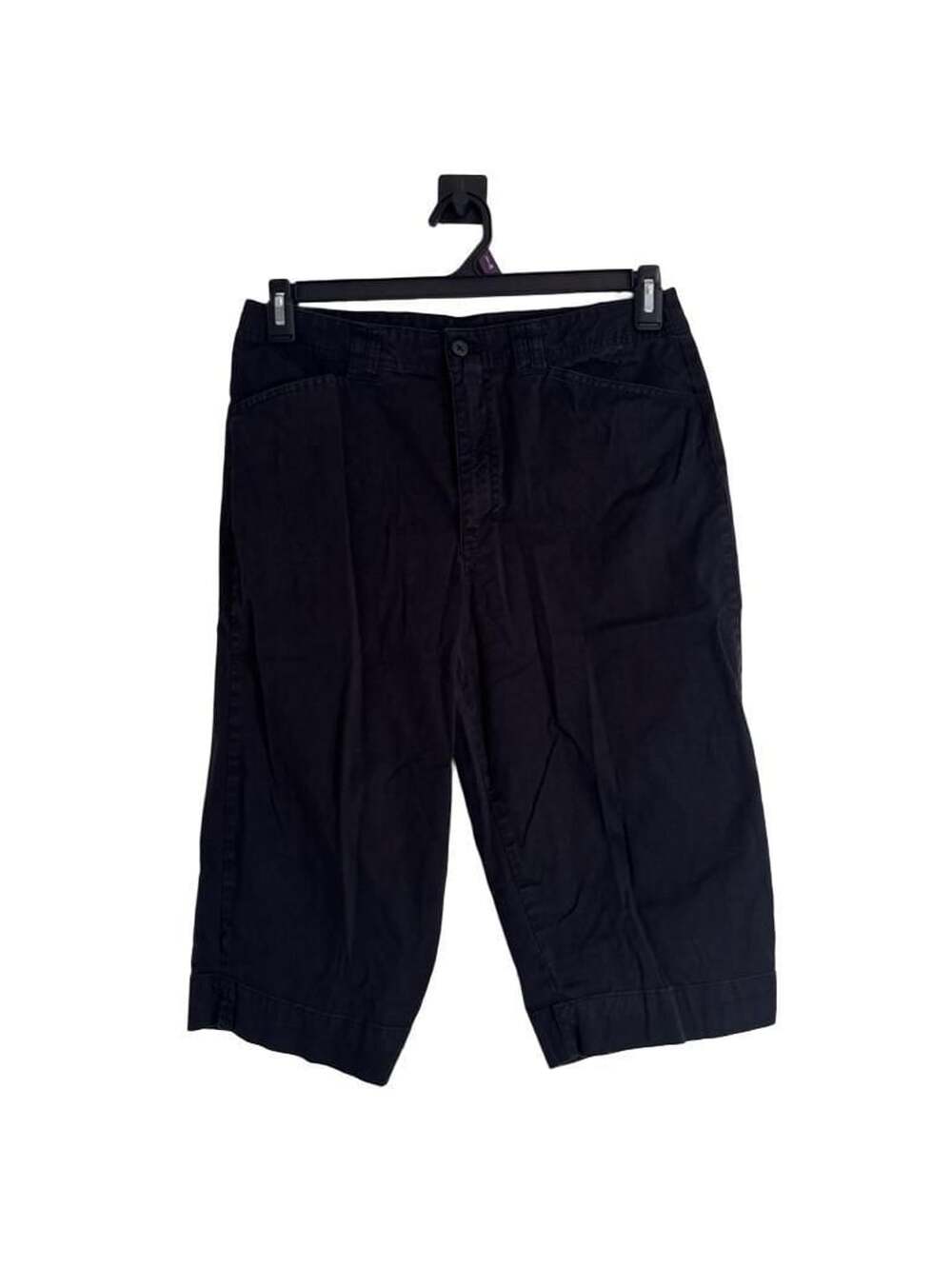 White Stag Stretch Black Capri Pants Size 10